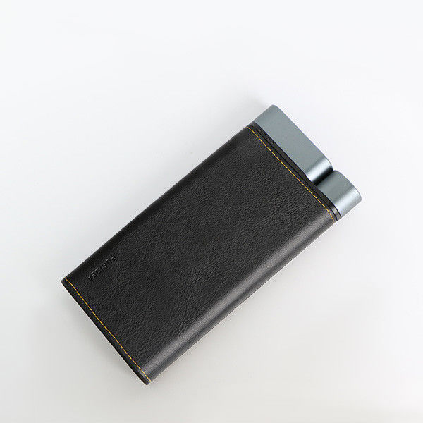 10000mAh Power Bank Metal Shell Leather Finish 2 sztuk USB-A 1 sztuk Porty typu-C