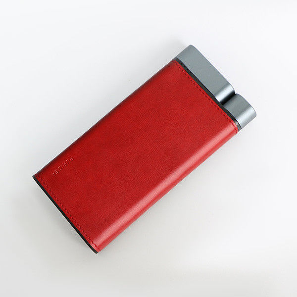 10000mAh Power Bank Metal Shell Leather Finish 2 sztuk USB-A 1 sztuk Porty typu-C