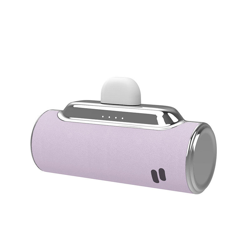 Mini Leather Power Bank Wyjście 5V 2.1 A Li-Ion Polimerowy Bateryjny Power Bank 4500mAh