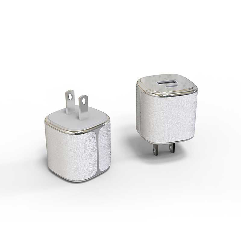Małe ładowarki ścienne typu C Ładowarki USB C z konstrukcją elektroplaty